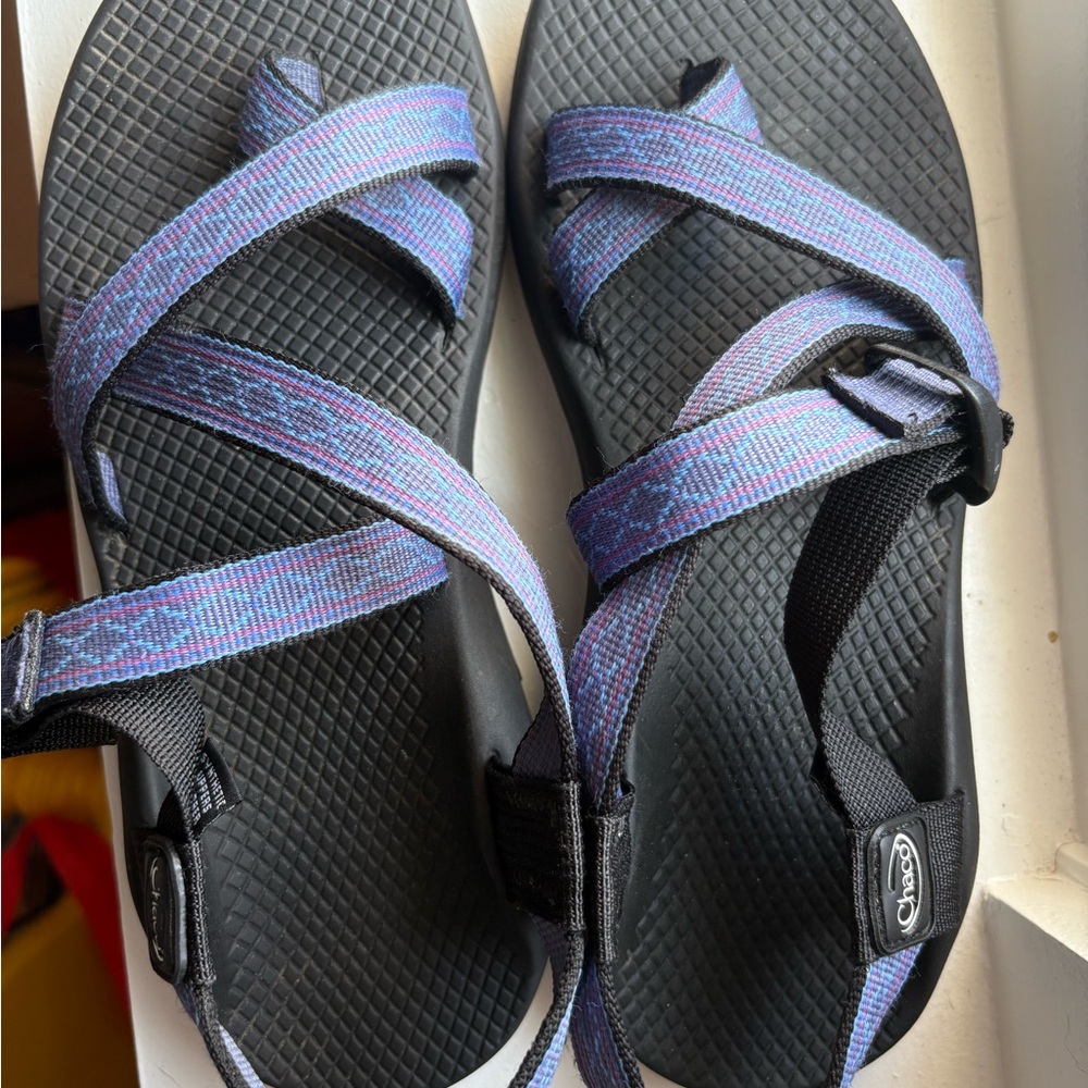 Chaco Women's Sandals - Black and Blue